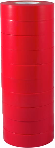 Sportquip Shinguard Tape Coloured Red 10-Pack