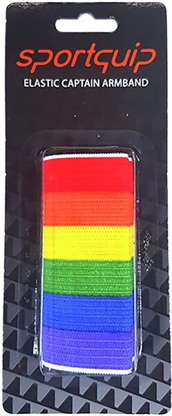 Sportquip Captain Arm Band Velcro Rainbow 1-Pack Blister