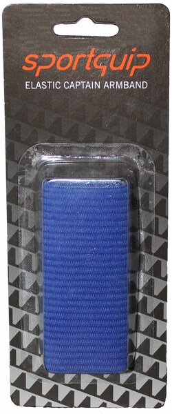 Sportquip Captain Arm Band Without Print Blue 1-Pack Blister