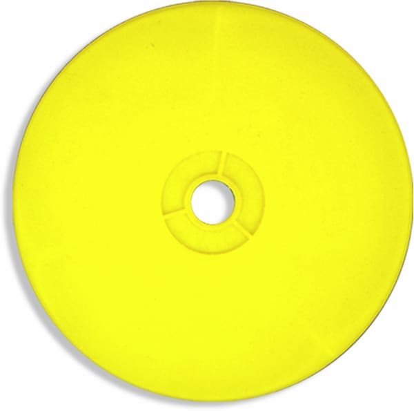 Sportquip Flat Cone 15 cm Yellow 1-Pack