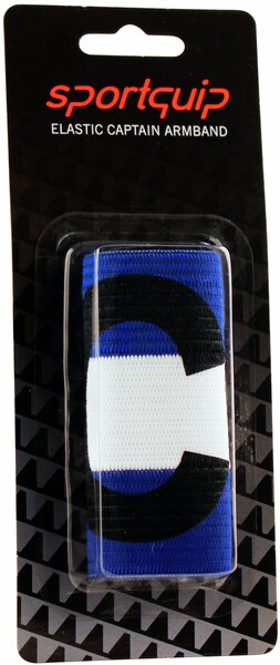 Sportquip Captain Arm Band C JR Blue 1-Pack Blister