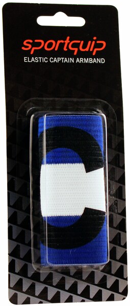 Sportquip Captain Arm Band C Blue 1-Pack Blister