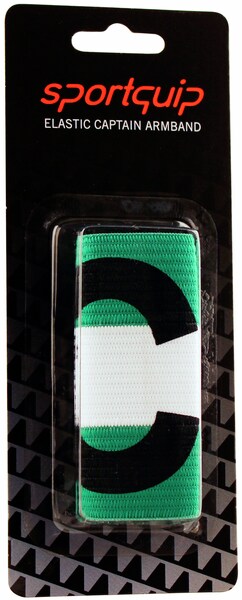 Sportquip Captain Arm Band C Green 1-Pack Blister